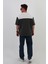 Skyline Oversize Erkek T-Shirt ANTRASİT GRİ-BEYAZ 3