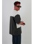 Skyline Oversize Erkek T-Shirt ANTRASİT GRİ-BEYAZ 5