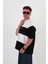 Skyline Oversize Erkek T-Shirt Siyah-Beyaz 3
