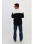 Skyline Oversize Erkek T-Shirt Siyah-Beyaz 5