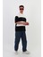 Skyline Oversize Erkek T-Shirt Siyah-Beyaz 6
