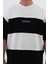 Skyline Oversize Erkek T-Shirt Siyah-Beyaz 8