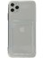 Iphone 11 Pro Max Kılıf Kart Şeffaf Silikon - Şeffaf Drstr 2