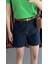 Şehir Boy Lacivert Denim Şort 5