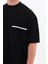 Ince Şeritli Beyaz Oversize Erkek T-Shirt 8