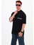 Ince Şeritli Beyaz Oversize Erkek T-Shirt 6