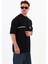 Ince Şeritli Beyaz Oversize Erkek T-Shirt 1