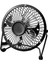Siyah Masa Üstü USB Fan Soğutucu Vantilatör Klima USB Girişli Metal Serinletici Fan Mini Vantilatör 1