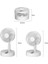 Mini Portable Folding Rechargeable Table Fan,foldaway Fan With Battery Operated USB Desk Fan 4
