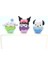 Kuromi, Cinnamoroll, Pochacco 3'lü Set Figürler | Hello Kitty Serisi Ofis Hediye 2
