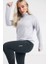 1/4-Zip Running Top Kadın Sweatshirt CU3267-077-GRI 1