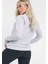 1/4-Zip Running Top Kadın Sweatshirt CU3267-077-GRI 2