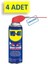 4 Adet Wd-40 Smart Straw Akıllı Pipetli Sıvı, Yağ Çözücü, Pas Sökücü, Temizleyici ve Koruyucu 350ML 1
