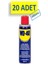 20 Adet Wd-40 Çok Amaçlı Sıvı, Yağ Çözücü, Pas Sökücü, Temizleyici ve Koruyucu Bakım Spreyi 200 ml 1