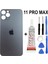 Iphone 11 Pro Max Arka Batarya Pil Kapağı + Yapıştırıcı + Tamir Set 1
