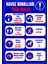 35 x 50 Havuz Kuralları Folyo Baskı Sticker Uyarı Levhası 1