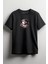 Kunfu Panda Baskılı Unisex T-Shirt Siyah 1