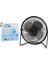 USB Mını Fan YR-F002 DP-385 USB - Mini Fan Masa Üstü Vantilatör Çap:18.5cm Metal Kasa - Ayak 4-Metal Pervane (5051) 1