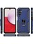 Samsung Galaxy A04S Kılıf Sofya Yüzüklü Silikon Kapak - Lacivert Drstr 5