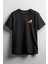 Tweety Göğüs Baskılı Unisex T-Shirt Siyah 1
