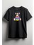 Moschino Bear Baskılı Unisex T-Shirt Siyah 1