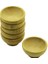 6 Adet Mini Ahşap Bambu Lokumluk - Çerezlik Kase Derinlik: 1.5cm - Çap: 6.2cm (4390) 1