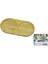 2 Bölmeli Oval Ahşap Bambu Yağdanlık Altlık Mini Tepsi 12 x 23.4 x 0.8cm (4390) 1