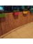 120 cm x 7 Metre Doğal Bambu Çit Hasır Kamış Bahçe Çiti Balkon Çiti Dekorasyon Gölgelik Çit 2