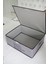 Gri Keçe Kapaklı Baza Kutusu 50X40X19 Cm, 3'lü Set 3