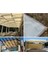 100 x 1000 1X10 Krem Balkon Demiri-Korkuluğu Örtüsü Balkon File Gölgelik Krem File 2