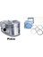 Pıston Segman 1.00 96.50MM Mercedes M102 W201 W123 W124 W460 22 Pım 1
