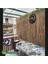 Bambu 250CM Yükseklik x 150CM Genişlik Doğal Bambu Kamış Hasır Çit Dekoratif Bahçe Balkon ve Duvar 1