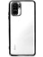Xiaomi Redmi Note 10 Kılıf Razer Lensli Silikon - Siyah Drstr 2
