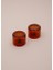 CAM0456 Yuvarlak Tuzluk Biberlik 2 Li Set Amber 6x5 cm 3