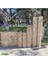 Natural 25CM x 100CM Bambu Kamış Hasır Çit Dekoratif Bahçe Balkon ve Duvar Çiti Reed Fence 2