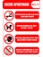 35 x 50 Apartman Kuralları Folyo Baskı Sticker Uyarı Levhası 1