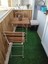 50 cm x 6 m dayanıklı sarı hasır bahçe ve balkon çiti, şık tasarım 6
