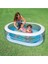 Şeffaf Oval Derin Şişme Havuz 163X107X46 Cm, Keyifli Yaz Eğlencesi Için Ideal 4