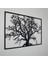 Ağaç ve Hayvan Detaylı Metal Duvar Dekoru, Şık ve Modern Tasarım (100X67 Cm) 4