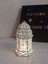 Beyaz Dekoratif Kandil Feneri, Ramazan Şıklığı ve Tealight Hediyesiyle Güzel Ortam 1