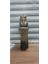 Şık Antik Mısır Tanrısı Biblo ve Mumluk, 25 Cm, Çap 9 Cm, Siyah 4