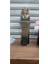 Şık Antik Mısır Tanrısı Biblo ve Mumluk, 25 Cm, Çap 9 Cm, Siyah 5