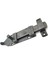 Antika Tarz Dekoratif Pirinç Yassı Kapı Sürgüsü - 35X145 Mm, Oksit 1