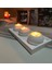 Şık 3'lü Beton Tabaklı Dekoratif Tealight Mumluk Seti 7