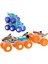 Wheels Monster Trucks Toy Truck & Big Rig Multipack, 1:64 Ölçekli Mega-Wrex & Tiger Shark ile Eşleşen Power Smashers Deco 1