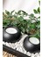 Şık 3'lü Yuvarlak Siyah Tealight Mumluk Seti, Evinizi Güzelleştirir 5