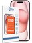 Iletişim Apple iPhone 15 ile Uyumlu Tam Kaplayan 21D Temperli Ekran Koruyucu Cam 1
