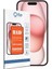 Iletişim Apple iPhone 15 ile Uyumlu Tam Kaplayan 21D Temperli Ekran Koruyucu Cam 2