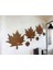3'lü Yaprak Mumluk Seti, Ahşap Duvar Dekorasyonu, Şık ve Doğal Aksesuar 4