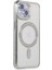 Iphone 15 Kılıf Joke Simli Magneticsafe Kılıf - Gümüş Drstr 1
